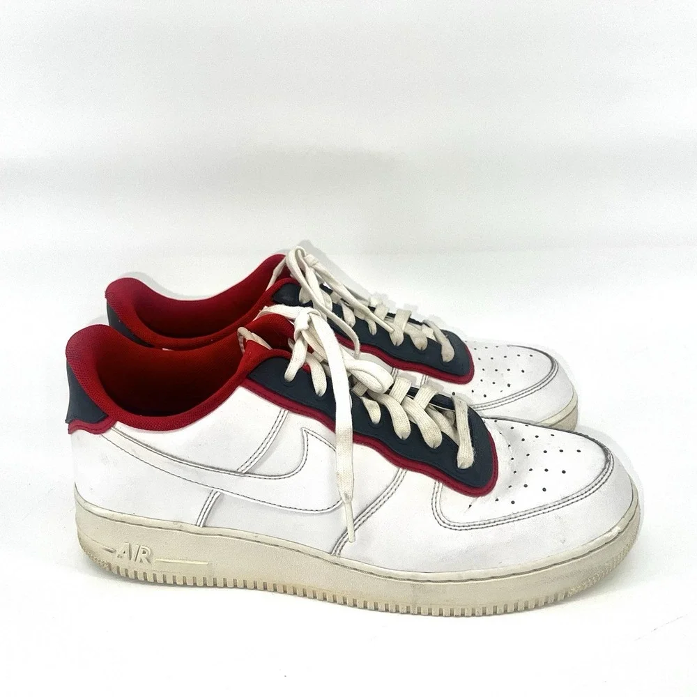 Nike Air Force 1‎ '07 LV8 Double Layer Obsidian Red 2019 Men's Size 13 Sneakers